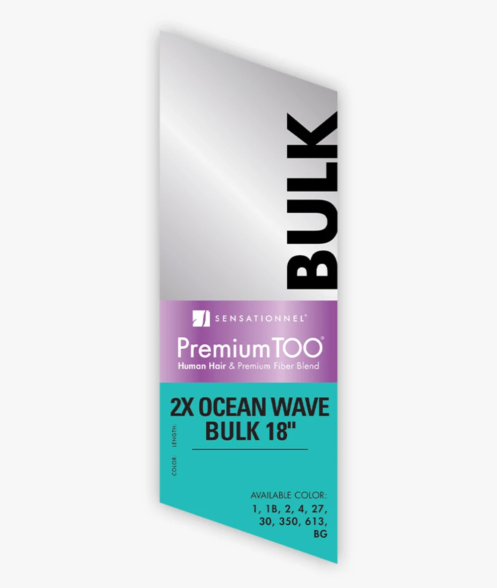 Sensationnel Premium Too 2X Human & Premium Blend Ocean Wave Bulk 18 Inch 2 Sensationnel Premium Too 2X Human & Premium Blend Ocean Wave Bulk 18 Inch - Image 2
