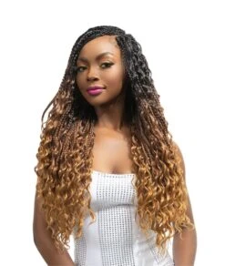 Janet Ez Split Pre-Divided Human Hair Braid New Deep Bulk 18 Inch