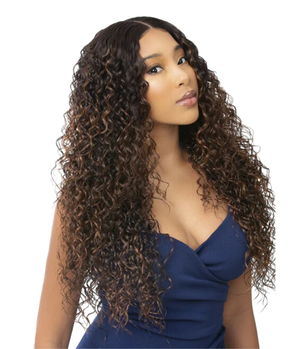 Nutique Illuze Lace Wig- Beach Curl 26 Inch 2 Nutique Illuze Lace Wig- Beach Curl 26 Inch - Image 2