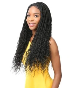 Nutique Illuze 4X4 Lace Front Wig-- Boho Box Deep 26 Inch -Clore Beauty Store W00024405 2