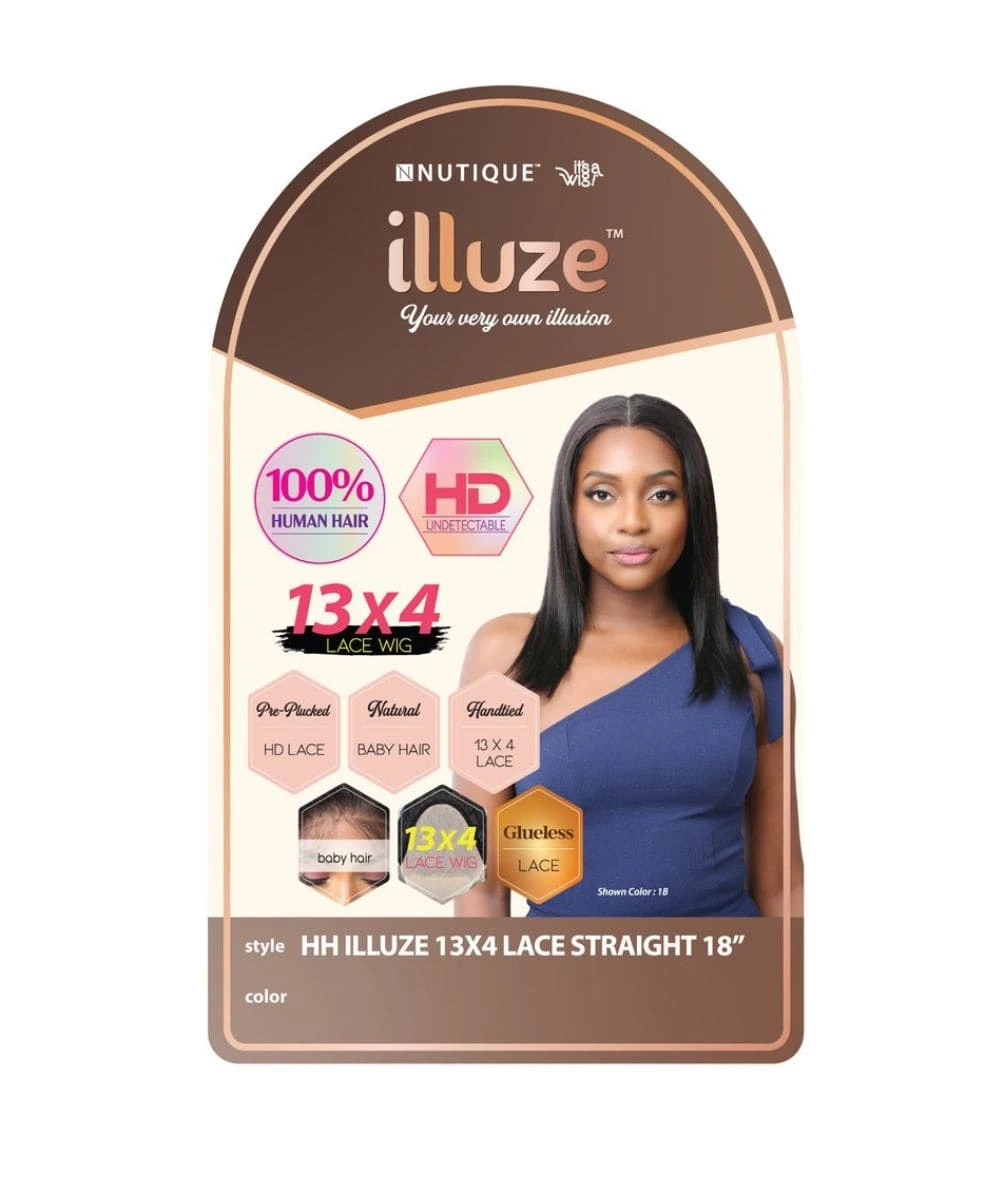 Nutique Illuze 13X4 Human Hair Lace Front Wig- Straight 18 4 Nutique Illuze 13X4 Human Hair Lace Front Wig- Straight 18 - Image 4