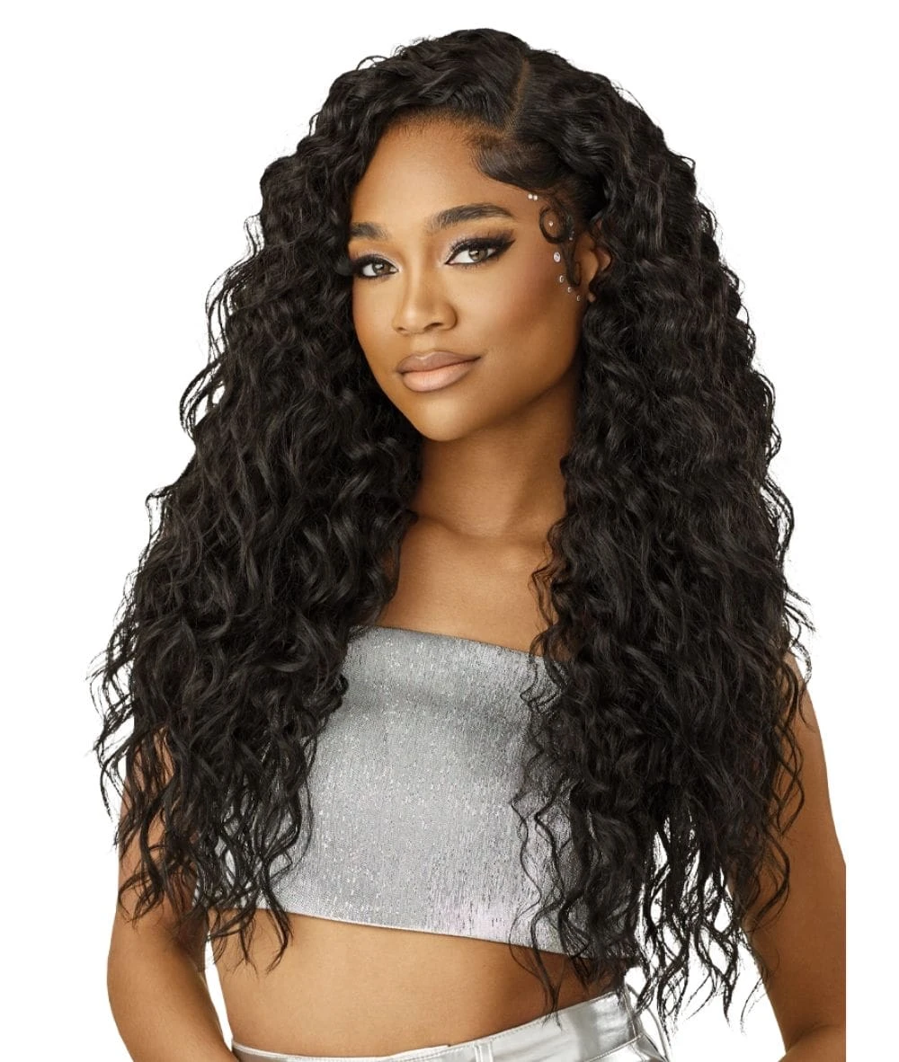 Outre Melted Hairline Swirlista Lace Front Wig - Swirl 111 2 Outre Melted Hairline Swirlista Lace Front Wig - Swirl 111 - Image 2