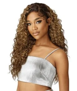 Outre Melted Hairline Swirlista Lace Front Wig - Swirl 111 7 Outre Melted Hairline Swirlista Lace Front Wig - Swirl 111 -Clore Beauty Store W00024532 2