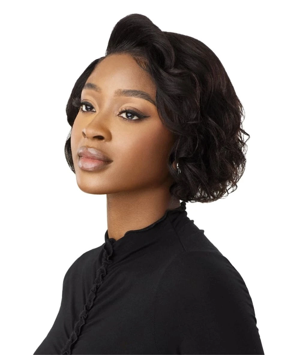 Outre Mytresses Black Label Hh Lace Front Wig 13X4 Virgin Wavy Bob 10 Inch 2 Outre Mytresses Black Label Hh Lace Front Wig 13X4 Virgin Wavy Bob 10 Inch - Image 2